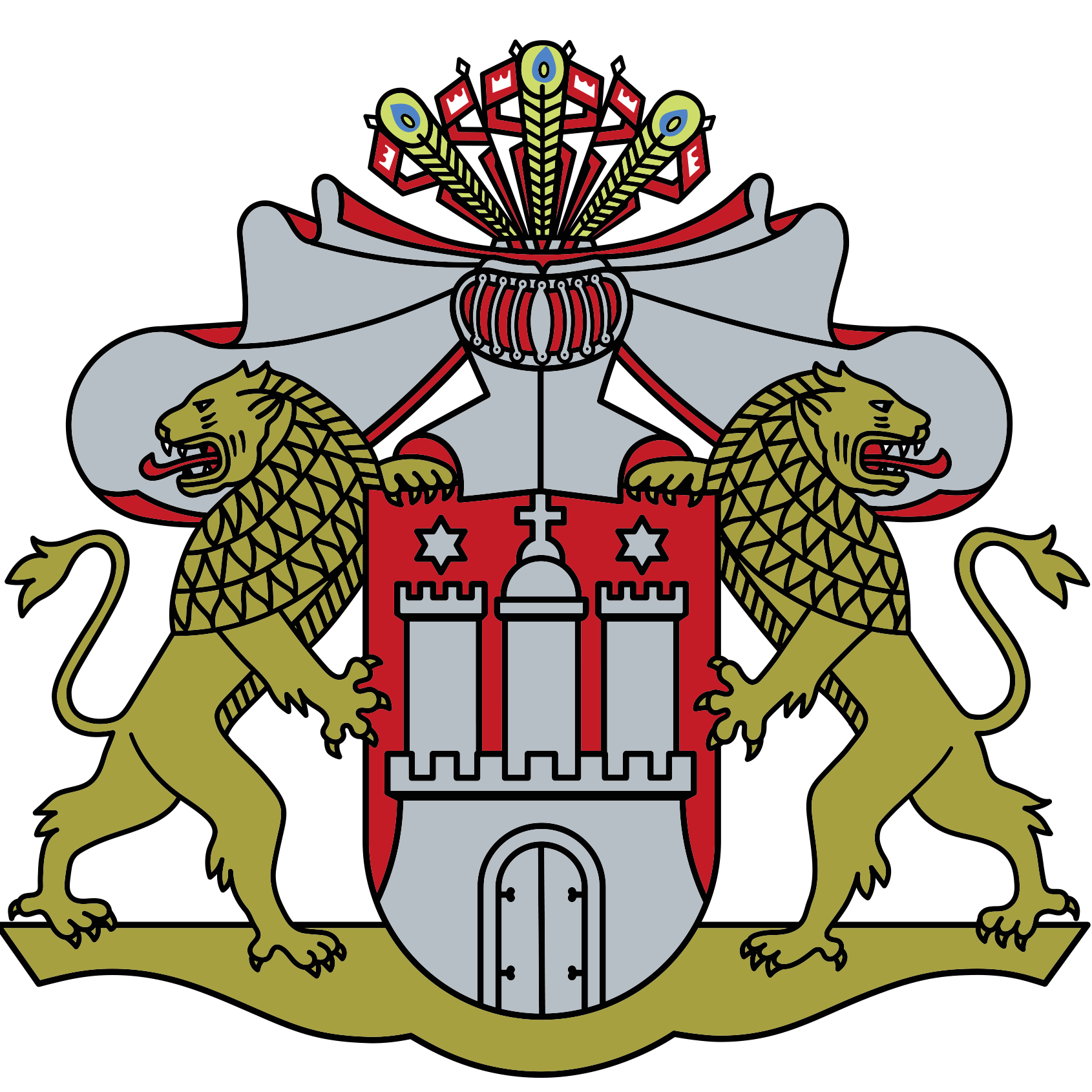 Illustration 9: Wappen des Hamburger Senats.